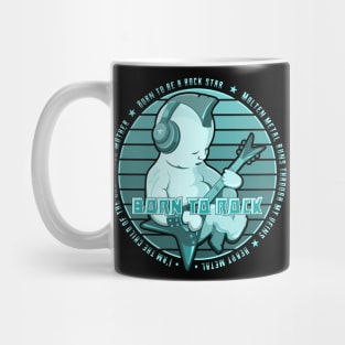 Born To Rock / blue edition Mug